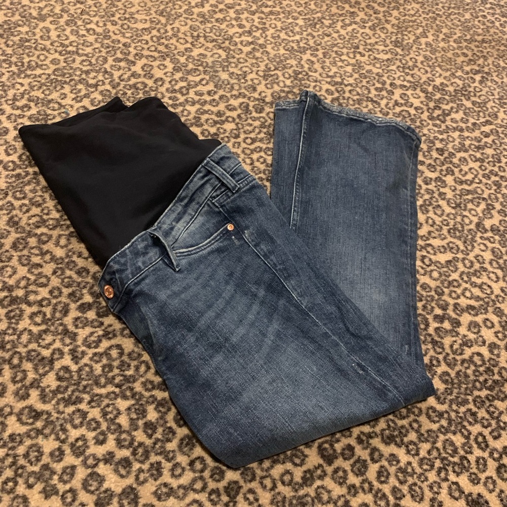 Maternity denim